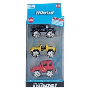 Bộ 3 xe mô hình kim loại TN-1018G (1:64)