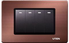 Bộ 4 công tắc 1 chiều cỡ XS A8-2PGK31L/PM3