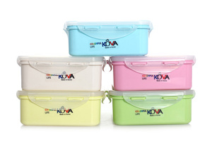 Bộ 5 hộp hình Kova Colorful Life chữ nhật 870ml - 5HCN870