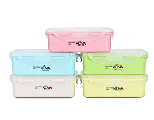 Bộ 5 hộp Kova Colorful Life hình chữ nhật 600ml 5HCN600