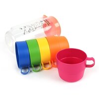 Bộ 5 ly uống nước Rainbow Lock&Lock HPP514S5