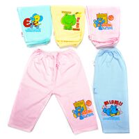 Bộ 5 Quần dài màu in Nanio QD003 - size 3