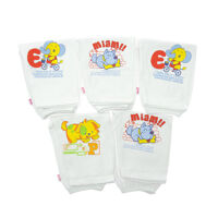 Bộ 5 Quần dài trắng in Nanio size 1-QD017