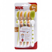 Bộ 5 thìa mềm ăn dặm Nuk NU78812