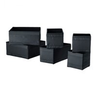 Bộ 6 hộp vải Ikea Skubb 40192634