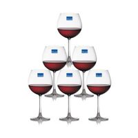 Ly thủy tinh Madison Burgundy Ocean 650ml