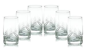 Bộ 6 ly thủy tinh uống nước Bohemia 25015/17002/250