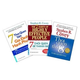 Bộ 7 thói quen để thành đạt & hạnh phúc (3 cuốn) - Stephen R.Covey