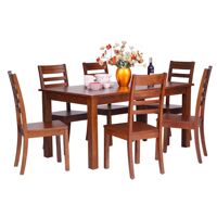 Bộ bàn ăn 6 ghế Mumbai #5634