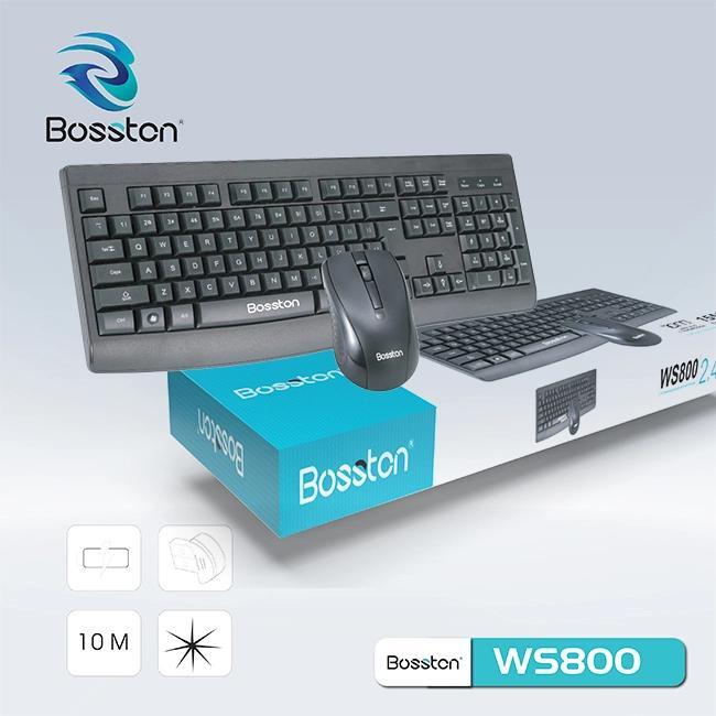 Bộ Bàn phím + Chuột wireless Bosston WS800