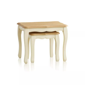 Bộ bàn xếp lồng Skye gỗ sồi