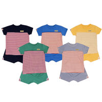 Bộ bé trai ngắn tay sọc ngang Vườn Xuân TN1 - 7551 - 6 - 12 tháng