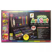 Bộ bút màu hộp gỗ Colormate M89