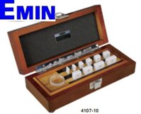 Bộ căn mẫu 10 chi tiết INSIZE 4107-101 - thép,kiểm tra thước panme, grade 0
