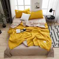 Bộ chăn ga 5 món cotton Basic Solid Rio #FTTH05