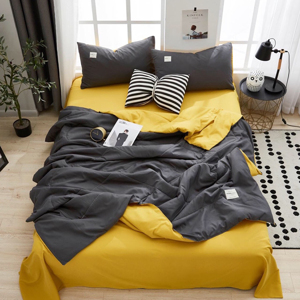 Bộ chăn ga 5 món cotton Basic Solid Rio #FTTH04