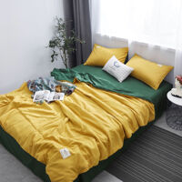 Bộ chăn ga 5 món cotton Basic Solid Rio #FTTH06