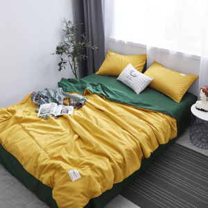 Bộ chăn ga 5 món cotton Basic Solid Rio #FTTH06