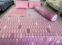 Bộ chăn ga gối Sông Hồng Basic cotton BC20023