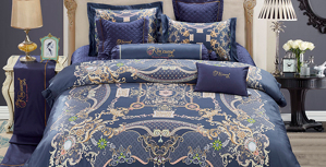 Bộ chăn ga Luxury Tơ tằm LXG 8102P