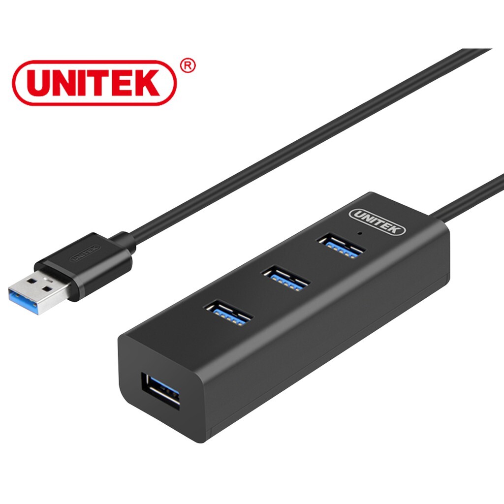 Bộ chia 4 cổng HUB USB 3.0 Unitek Y-3089 60cm