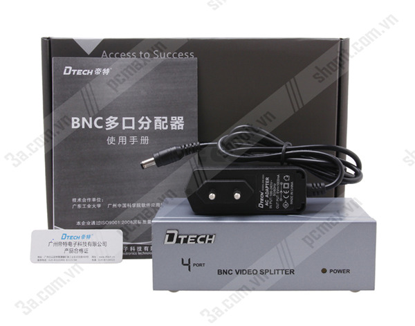 Bộ chia BNC Dtech DT-7104