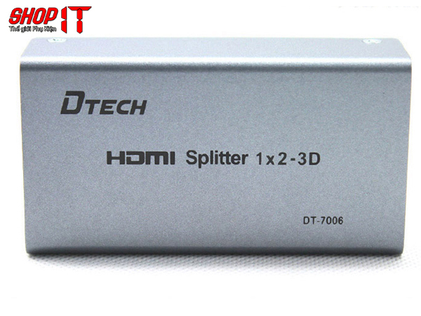 Bộ chia HDMI 1 ra 2 cổng chính hãng DTECH DT-7006