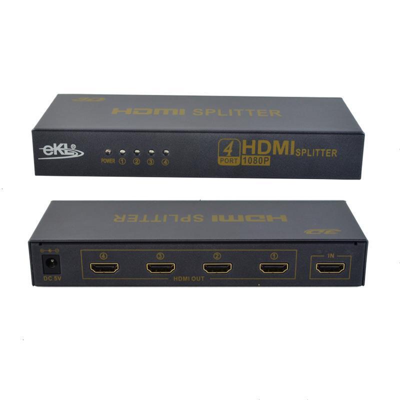 Bộ chia HDMI 1 ra 4 chuẩn 1.4 3D EKL-HS104