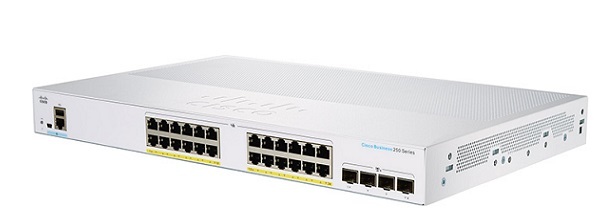Bộ chia mạng 24 cổng Switch Cisco PoE CBS250-24P-4G-EU