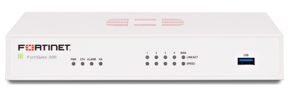 Bộ chia mạng 5 x GE RJ45 ports (Including 1 x WAN port, 4 x Switch ports) Firewall FORTINET FG-30E-BDL-950-12