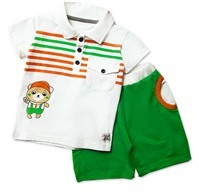 Bộ chú gấu bé trai có cổ quần da cá BBT-998F