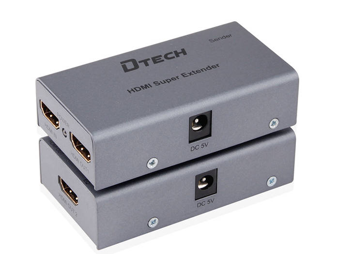 Bộ chuyển đổi HDMI to LAN 60M Dtech DT-7009A
