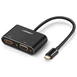 Bộ chuyển đổi USB Type-C sang HDMI+VGA Ugreen 50505