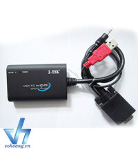 Bộ chuyển đổi VGA + Audio sang HDMI Z-TEK ZE577