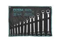 Bộ cờ lê hai đầu vòng 12 chi tiết Total THT1024121 6-32mm