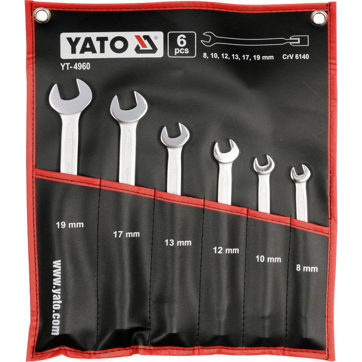 Bộ cờ lê miệng điếu 6PCS Yato YT-4960