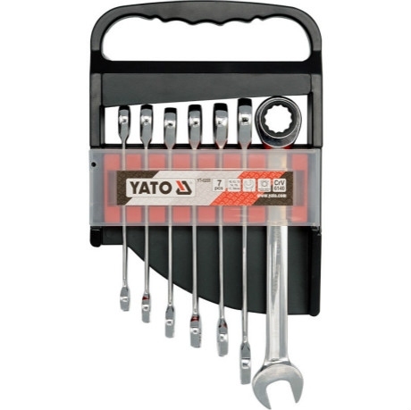 Bộ cờ lê vòng miệng tự động Yato 7 chi tiết YT-0208