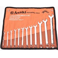 Bộ cờ lê vòng miệng xi bóng Asaki AK-6139