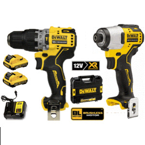 Bộ combo máy khoan vặn vít pin 12V Dewalt DCK28706D2