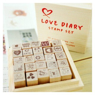 Bộ con dấu Love Diary - DB0071