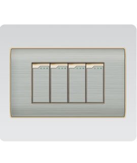 Bộ công tắc bốn 1 chiều Dobo A80-88807