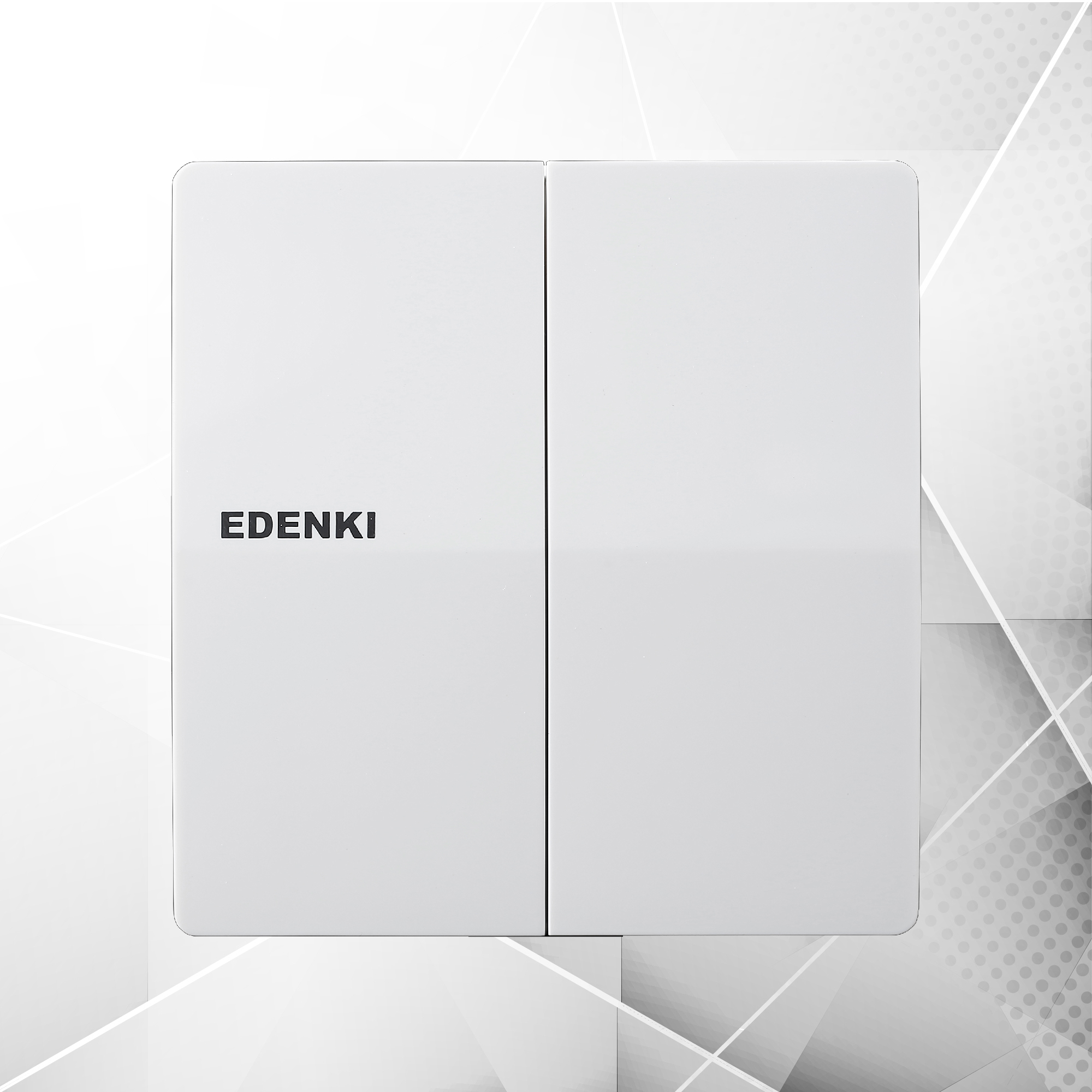 Bộ công tắc đôi 1 chiều Edenki EE-102