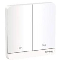 Bộ công tắc đôi 2 cực 20A Schneider E8332D20N_WE