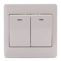 Bộ công tắc đôi hai chiều Simon 51022BD