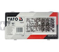 Bộ đai ốc không gỉ tổng hợp 150 chi tiết Yato YT-06775