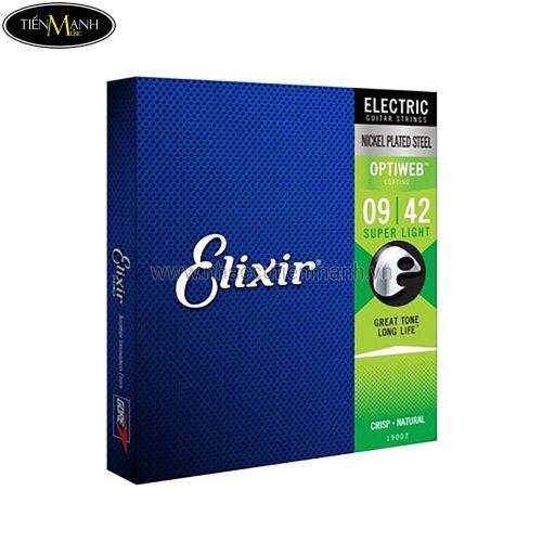 Bộ dây đàn Elixir Electric Guitar Strings 19002