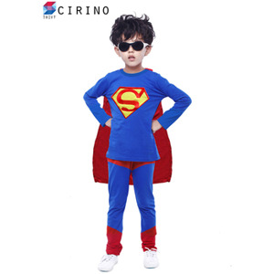 Bộ Đồ Bé Trai Siêu Nhân Áo Choàng CIRINO BD_BSNDPB002