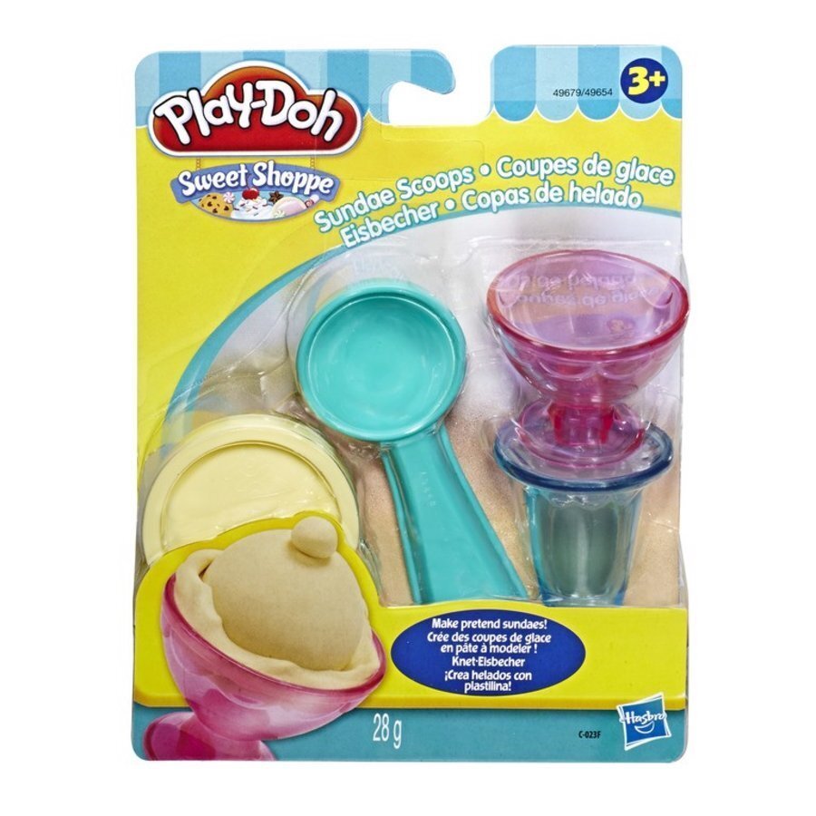 Bộ đồ chơi đất nặn dụng cụ làm kem mini Play-Doh 49654