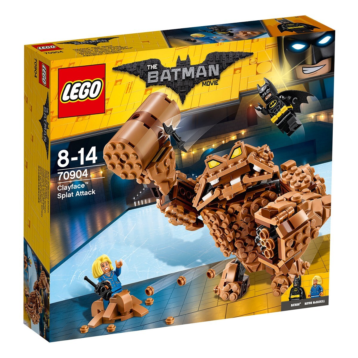 Bộ đồ chơi LEGO Batman Movie - Quái Nhân Đất Sét Clayface Tấn Công 70904 (448 Mảnh Ghép)