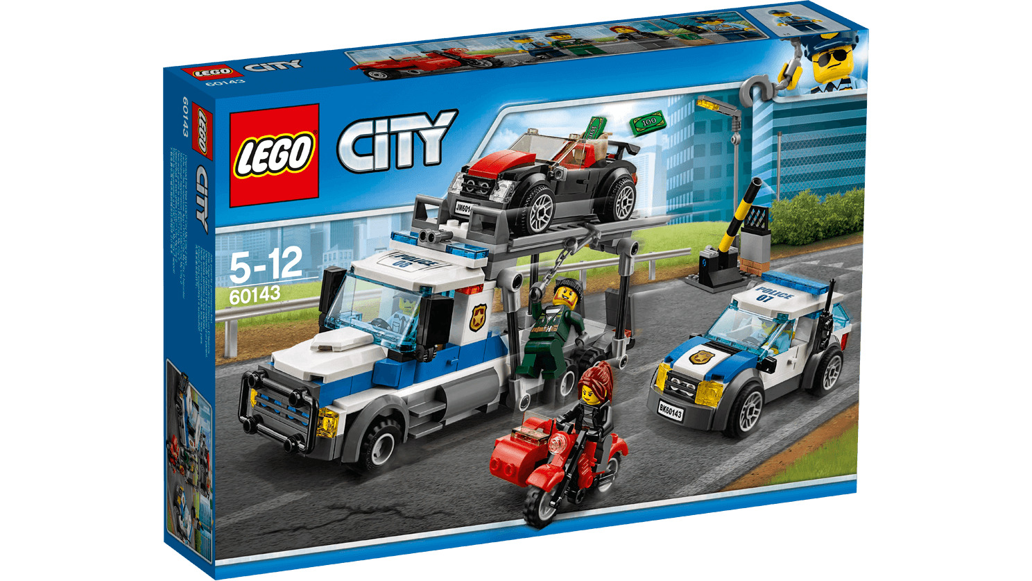 Bộ đồ chơi Lego CIty 60143 - Xe Vận Chuyển Phi Pháp